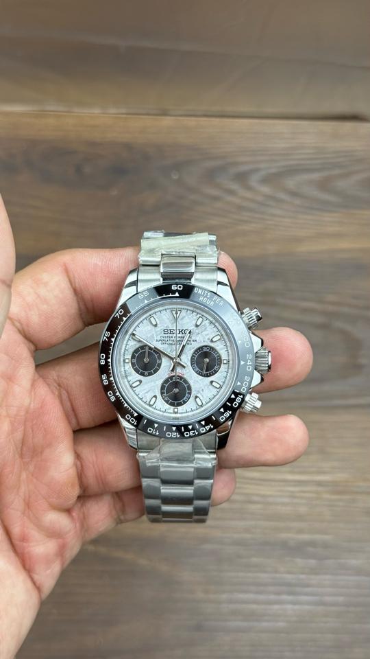 Seikomod Daytona 39mm thiên thạch-duoc-ban-tai-NGUYÊN độ đồng hồ (seikomod)