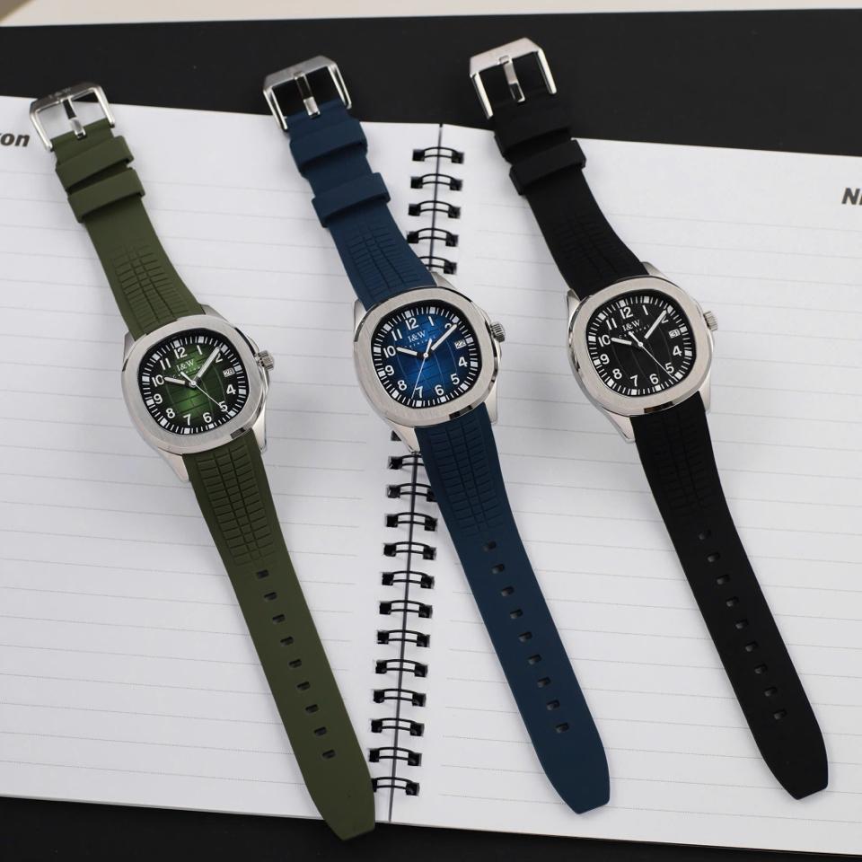 IW CANIVAL - IW722G (aquanuat) 40mm xanh dương navy-duoc-ban-tai-NGUYÊN độ đồng hồ (seikomod)