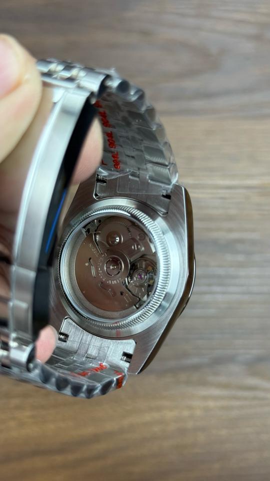 Seikomod DateJust xà cừ trắng niềng đá-duoc-ban-tai-NGUYÊN độ đồng hồ (seikomod)