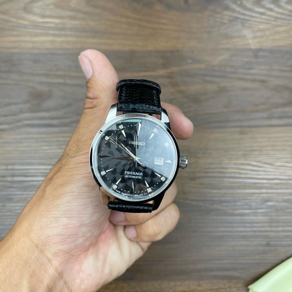 Seikomod Presage 40mm đen-duoc-ban-tai-NGUYÊN độ đồng hồ (seikomod)