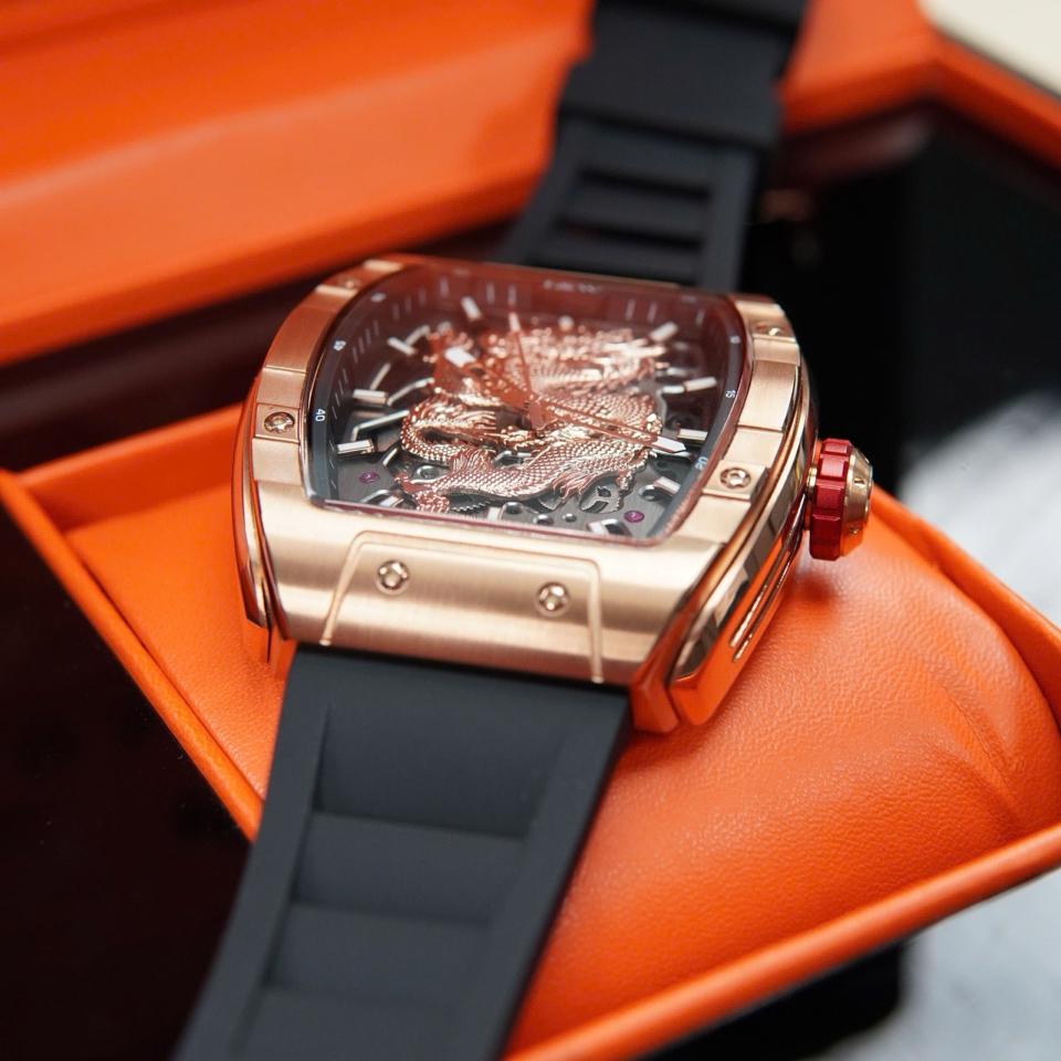 I&W CARNIVAL 787G mặt rồng vàng hồng-duoc-ban-tai-NGUYÊN độ đồng hồ (seikomod)