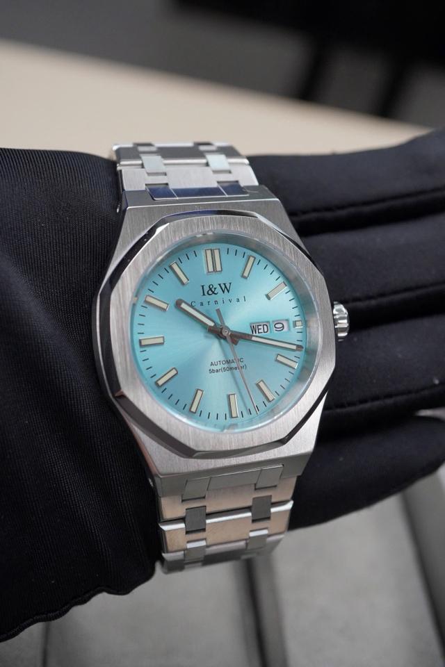 IW CANIVAL -IW5579G 41mm tiffany-duoc-ban-tai-NGUYÊN độ đồng hồ (seikomod)