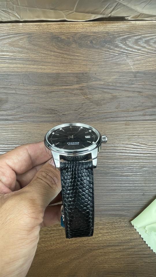 Seikomod Presage 40mm đen-duoc-ban-tai-NGUYÊN độ đồng hồ (seikomod)