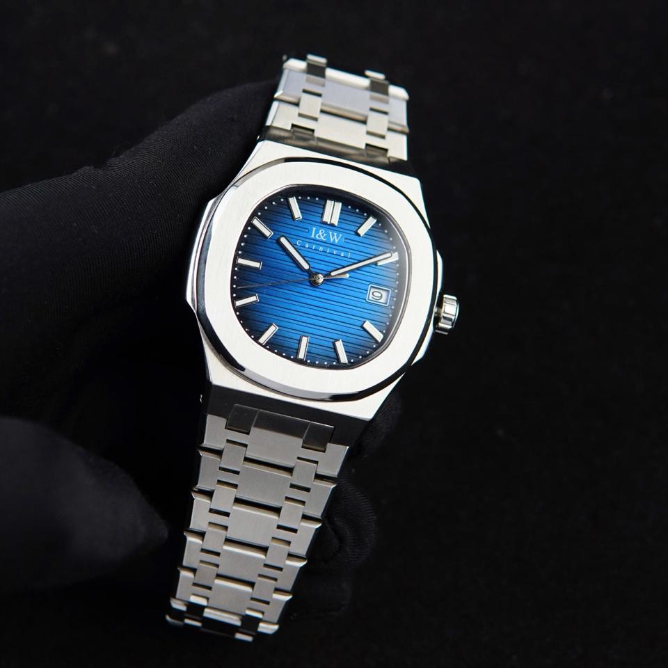 IW Canival IW721G 41mm xanh navy-duoc-ban-tai-NGUYÊN độ đồng hồ (seikomod)