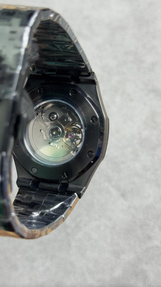 Seikomod AP 41mm full đen lộ tim-duoc-ban-tai-NGUYÊN độ đồng hồ