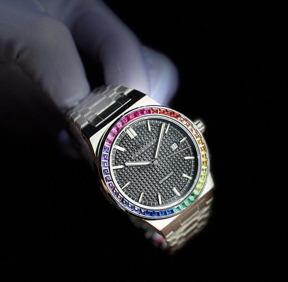 I&W CARNIVAL IW716G 41mm-duoc-ban-tai-NGUYÊN độ đồng hồ (seikomod)