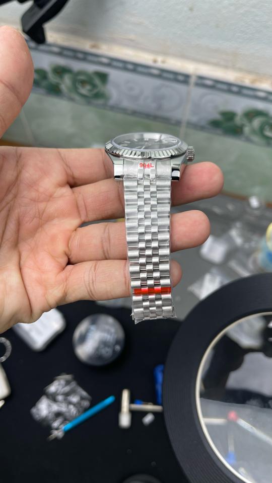 Seikomod Dayjust 40mm (đen-dạ quang)-duoc-ban-tai-NGUYÊN độ đồng hồ (seikomod)