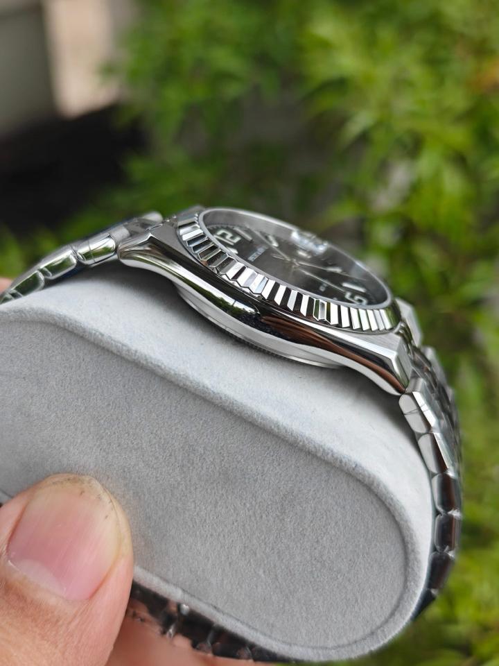 Specht & Shone SP0043A4 dáng Land Dweller 36,5mm mặt đen-duoc-ban-tai-NGUYÊN độ đồng hồ