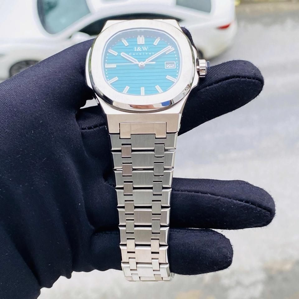 IW Canival IW721G 41mm xanh da trời-duoc-ban-tai-NGUYÊN độ đồng hồ (seikomod)