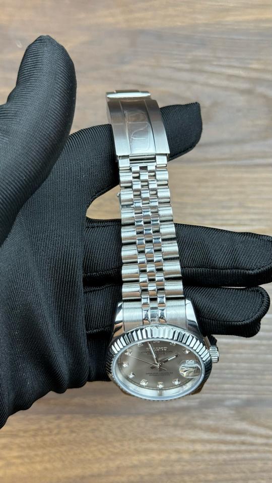 Seikomod DateJust xám xi măng-duoc-ban-tai-NGUYÊN độ đồng hồ (seikomod)