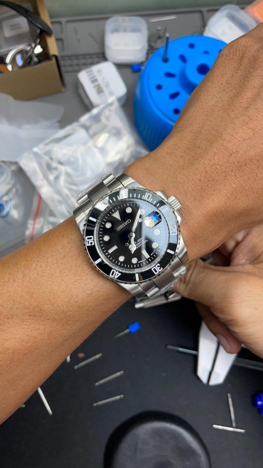 Seikomod submariner 41mm 132-duoc-ban-tai-NGUYÊN độ đồng hồ (seikomod)