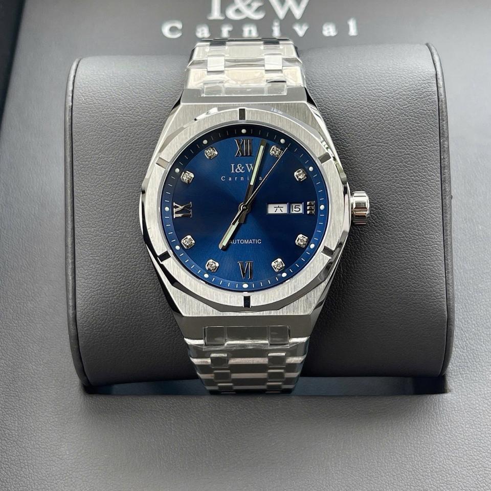 IW CANIVAL - IW751G 41mm xanh dương-duoc-ban-tai-NGUYÊN độ đồng hồ (seikomod)