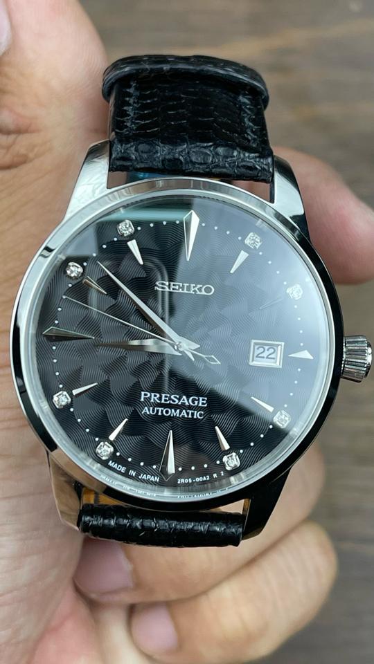Seikomod Presage 40mm đen-duoc-ban-tai-NGUYÊN độ đồng hồ (seikomod)
