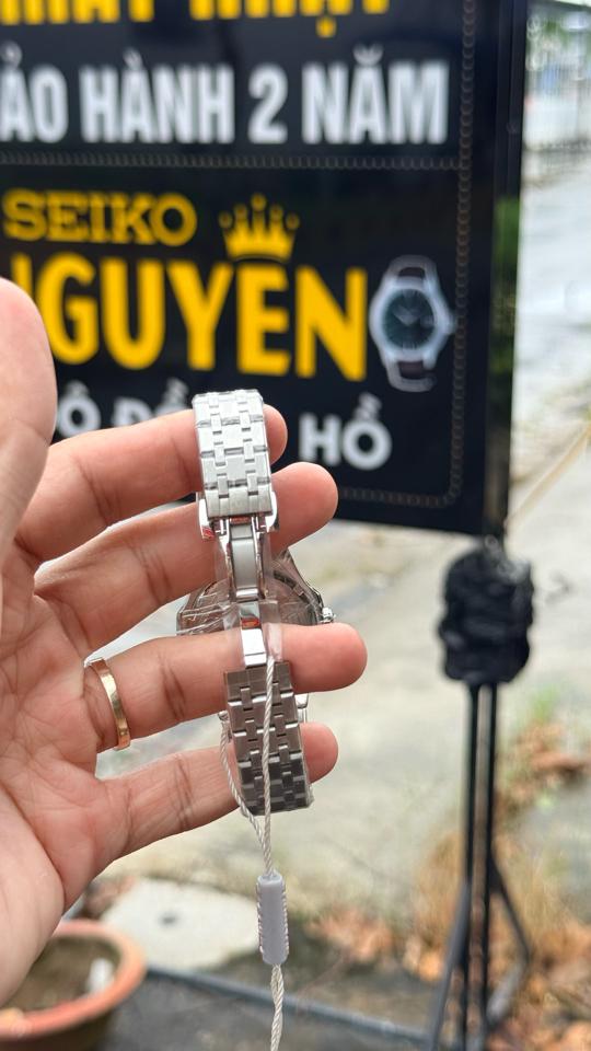 Carnival 8160L 34mm nữ mặt đen-duoc-ban-tai-NGUYÊN độ đồng hồ (seikomod)