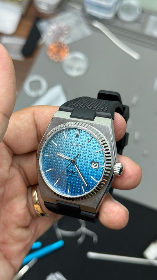 Seikomod Prx 40mm dây cao su-duoc-ban-tai-NGUYÊN độ đồng hồ (seikomod)