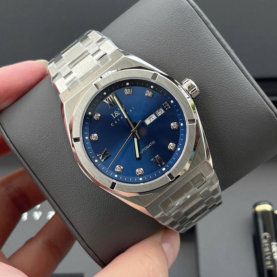 IW CANIVAL - IW751G 41mm xanh dương-duoc-ban-tai-NGUYÊN độ đồng hồ (seikomod)