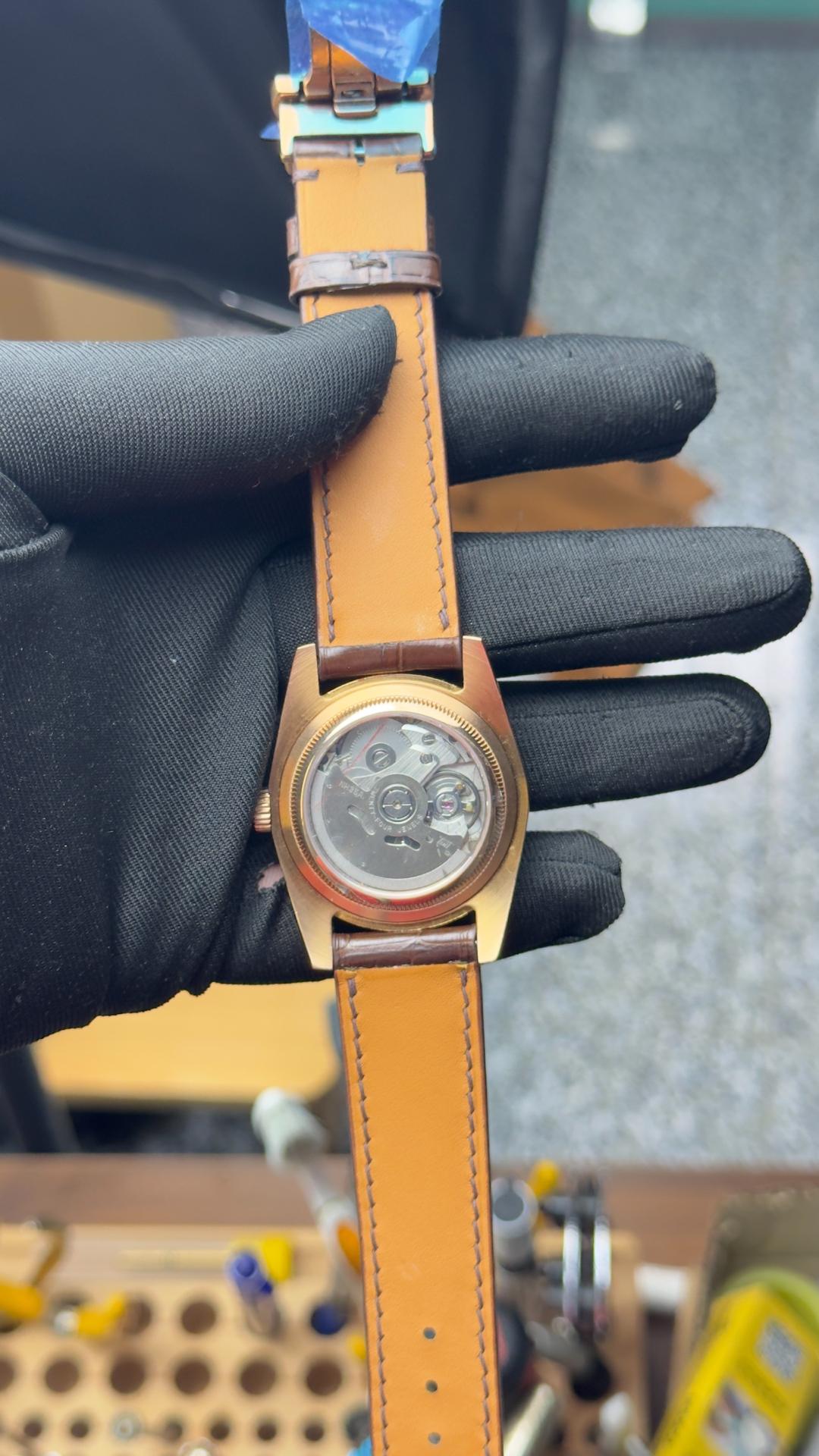 Seikomod Datejust nâu dây da 36mm-duoc-ban-tai-NGUYÊN độ đồng hồ