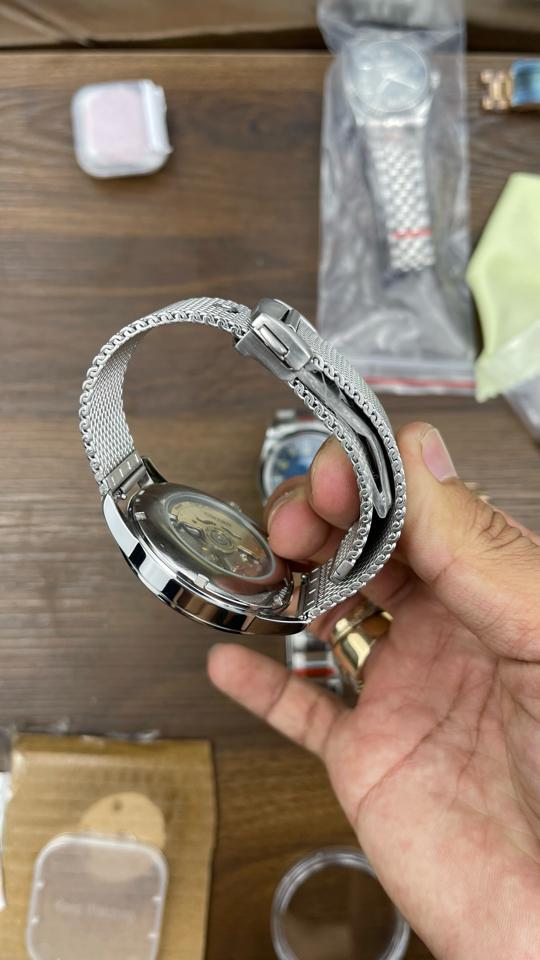 Seikomod Presage 40mm lộ tim dây thép lưới-duoc-ban-tai-NGUYÊN độ đồng hồ (seikomod)