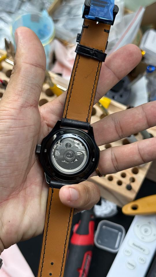 Seikomod Aquanuat 40mm đen sóng Nhật-duoc-ban-tai-NGUYÊN độ đồng hồ (seikomod)