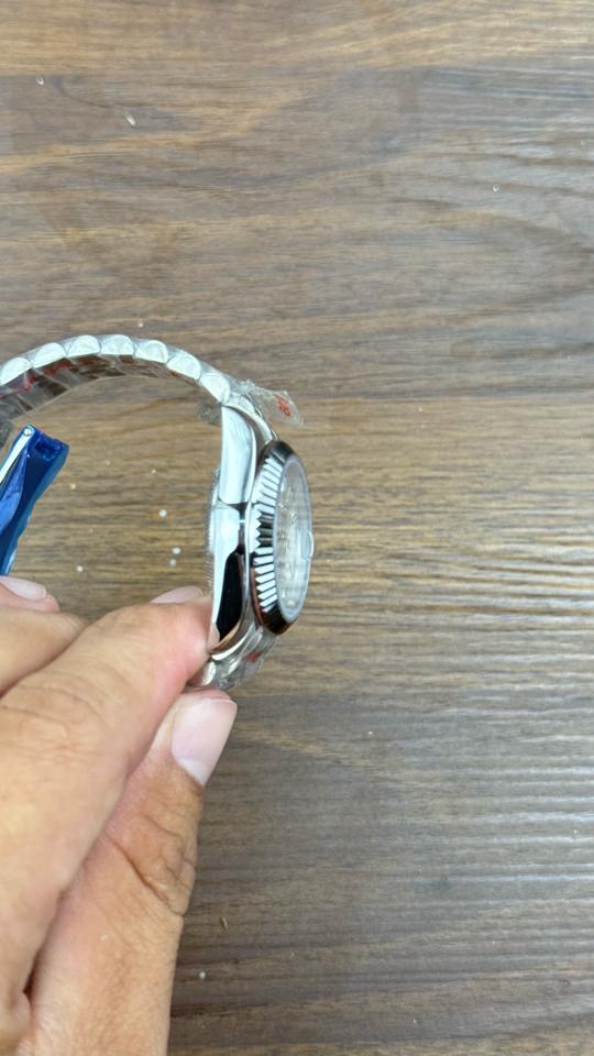 Seikomod DateJust nữ 31mm mặt trắng-duoc-ban-tai-NGUYÊN độ đồng hồ (seikomod)