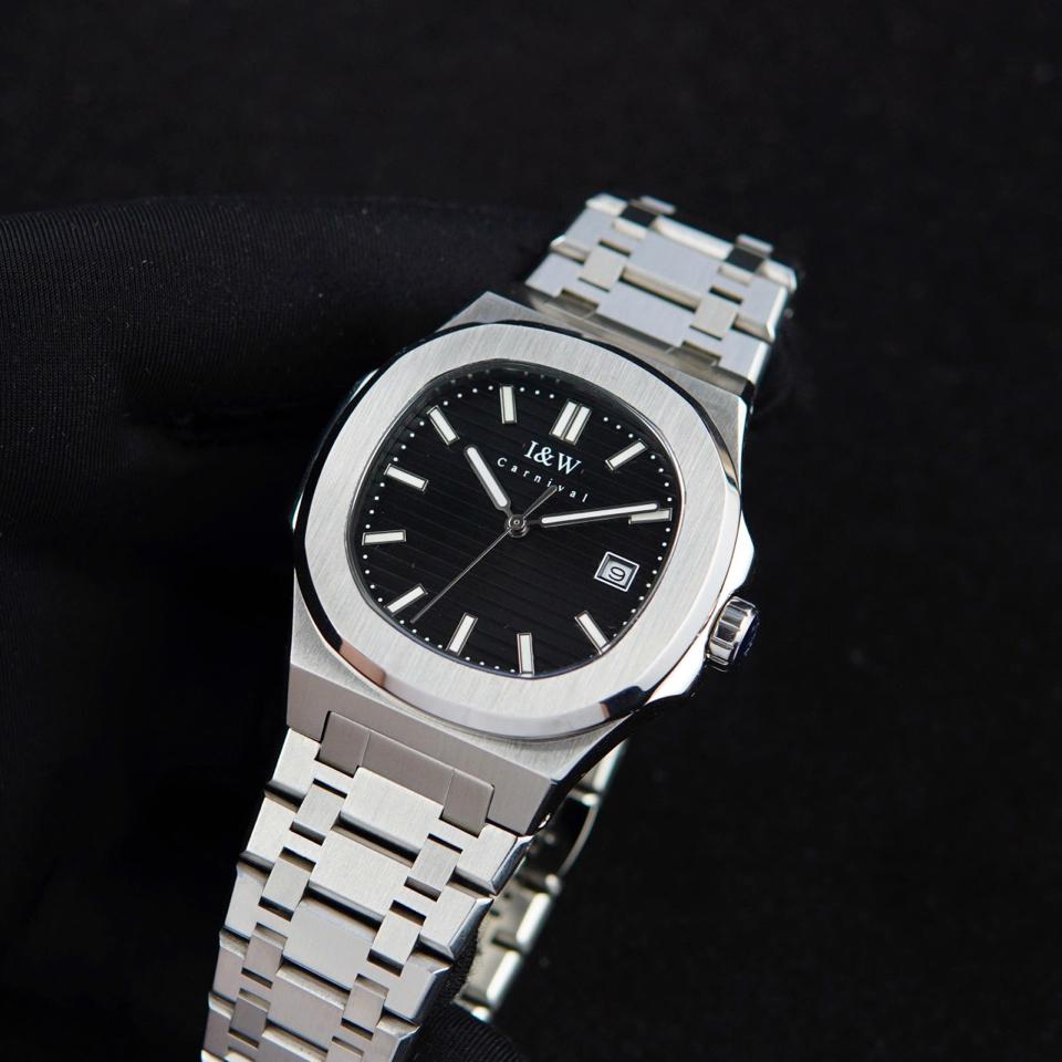 IW Canival IW721G 41mm đen-duoc-ban-tai-NGUYÊN độ đồng hồ (seikomod)