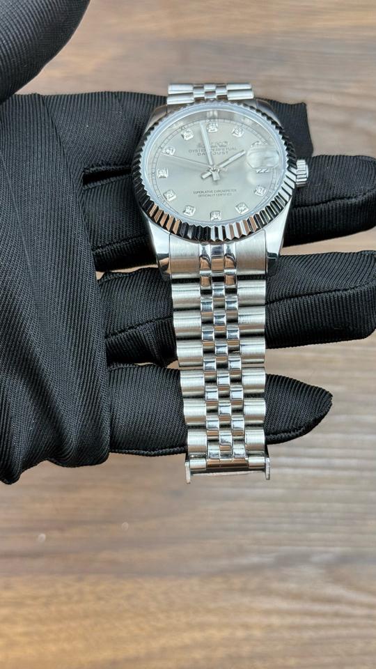 Seikomod DateJust xám xi măng-duoc-ban-tai-NGUYÊN độ đồng hồ (seikomod)
