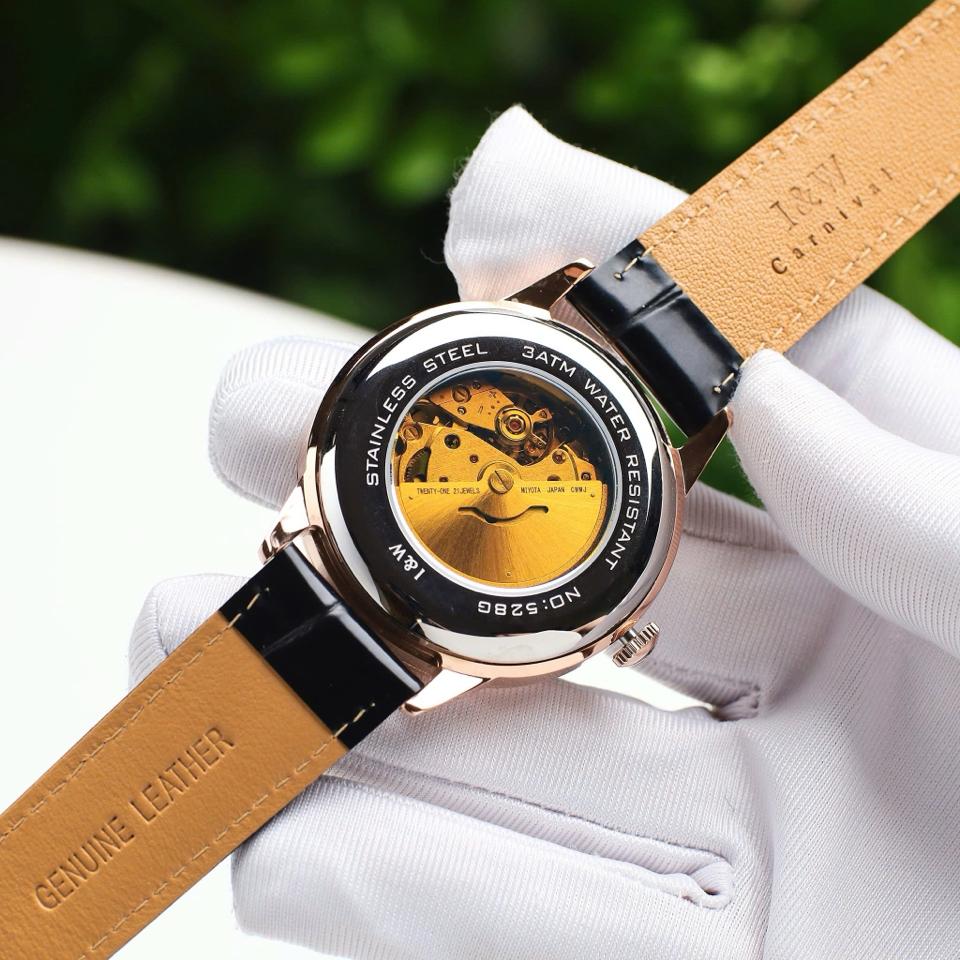 IW CANIVAL - IW528G 41mm dây da đủ màu-duoc-ban-tai-NGUYÊN độ đồng hồ (seikomod)