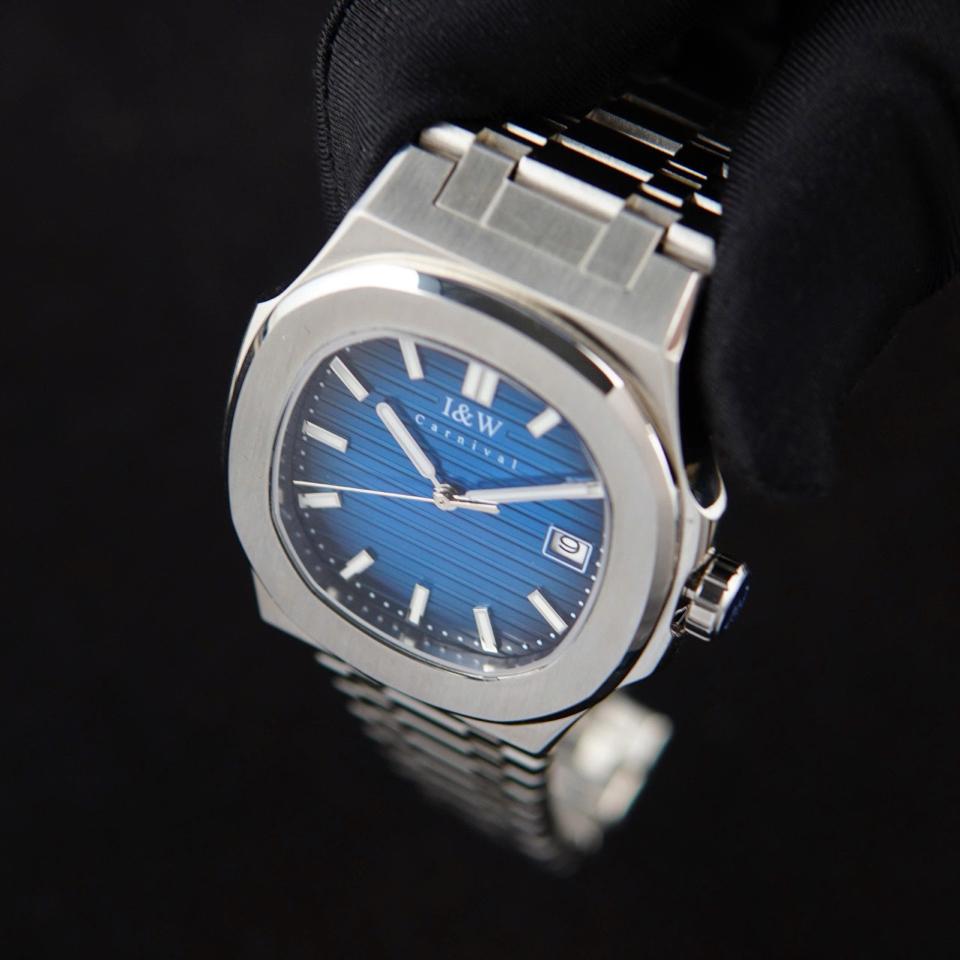 IW Canival IW721G 41mm xanh navy-duoc-ban-tai-NGUYÊN độ đồng hồ (seikomod)