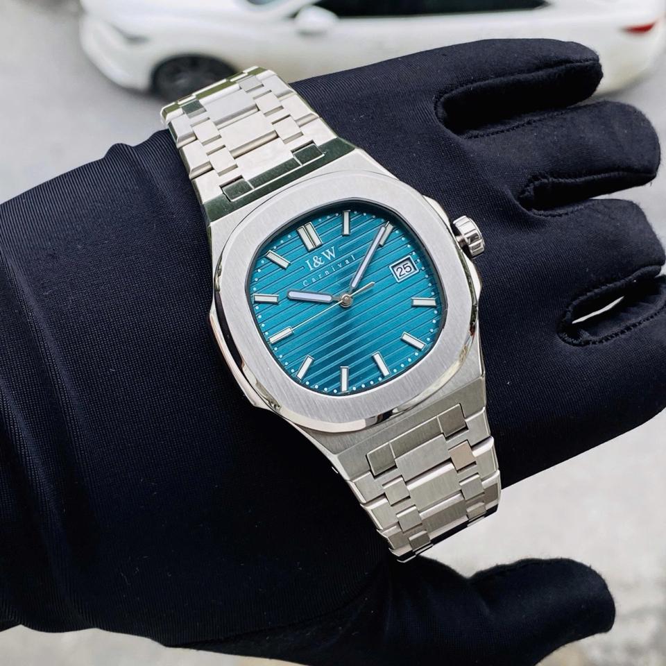 IW Canival IW721G 41mm xanh da trời-duoc-ban-tai-NGUYÊN độ đồng hồ (seikomod)