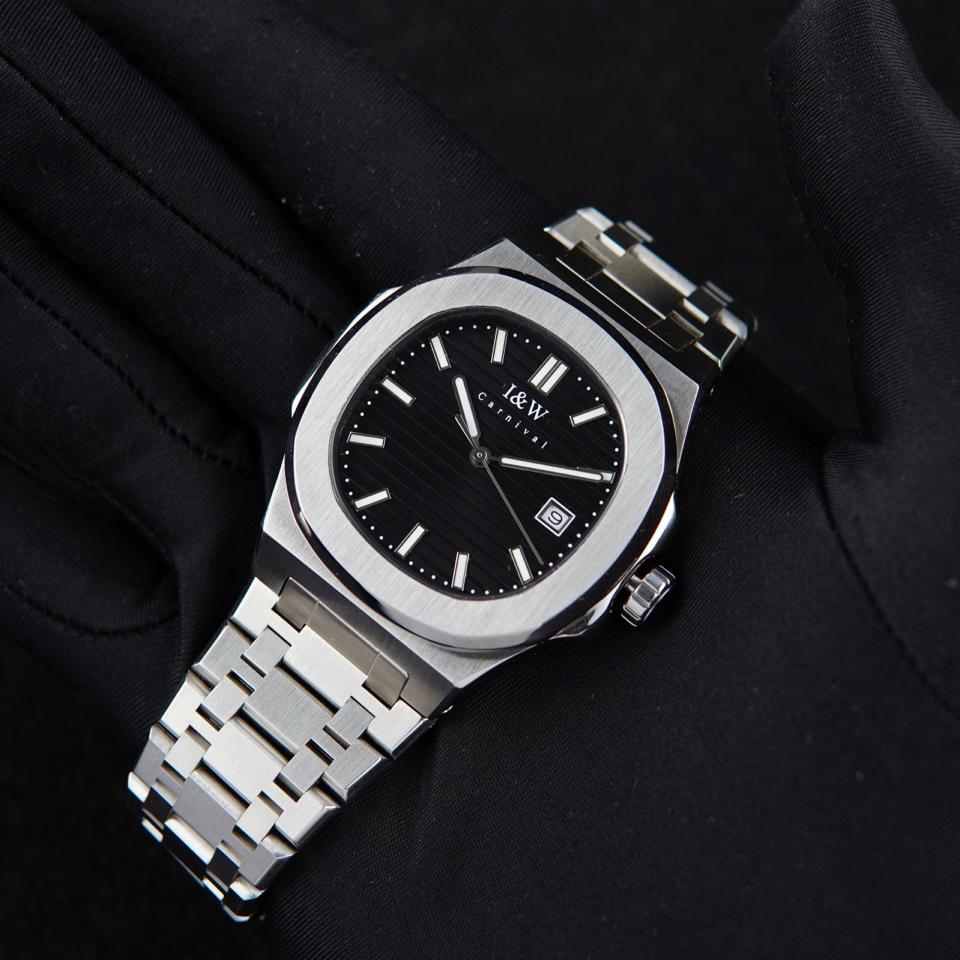 IW Canival IW721G 41mm đen-duoc-ban-tai-NGUYÊN độ đồng hồ (seikomod)