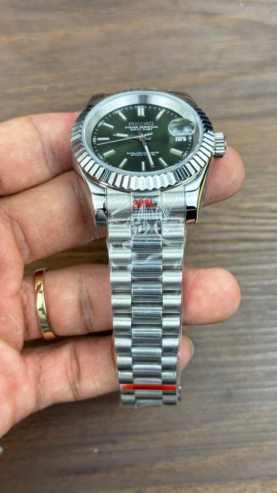 Seikomod DateJust xanh rêu-duoc-ban-tai-NGUYÊN độ đồng hồ (seikomod)