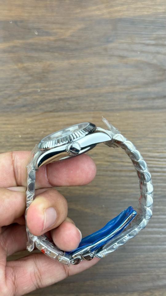 Seikomod DateJust nữ 31mm mặt trắng-duoc-ban-tai-NGUYÊN độ đồng hồ (seikomod)