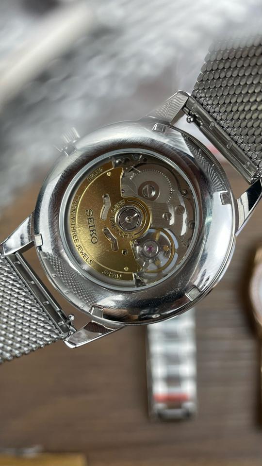 Seikomod Presage 40mm lộ tim dây thép lưới-duoc-ban-tai-NGUYÊN độ đồng hồ (seikomod)