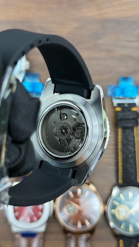 Seikomod Submariner 41mm đen niềng nhám-duoc-ban-tai-NGUYÊN độ đồng hồ (seikomod)