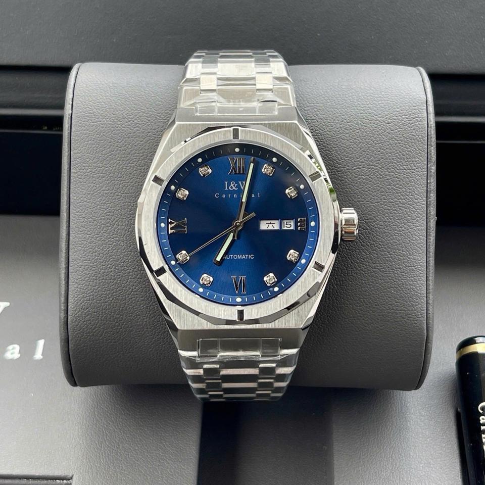 IW CANIVAL - IW751G 41mm xanh dương-duoc-ban-tai-NGUYÊN độ đồng hồ (seikomod)