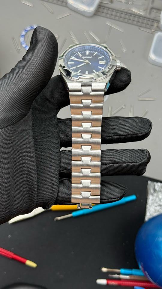 Seikomod Vacheron Oversea 41mm xanh dương-duoc-ban-tai-NGUYÊN độ đồng hồ (seikomod)