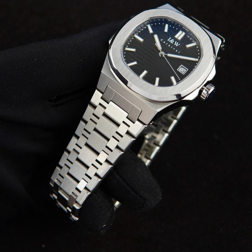 IW Canival IW721G 41mm đen-duoc-ban-tai-NGUYÊN độ đồng hồ (seikomod)