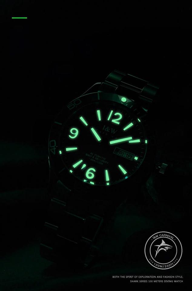 I&W Carnival IW586G 41mm-duoc-ban-tai-NGUYÊN độ đồng hồ (seikomod)