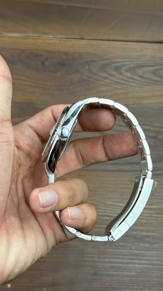 Seikomod DateJust 40mm xà cừ trắng dạ quang-duoc-ban-tai-NGUYÊN độ đồng hồ (seikomod)