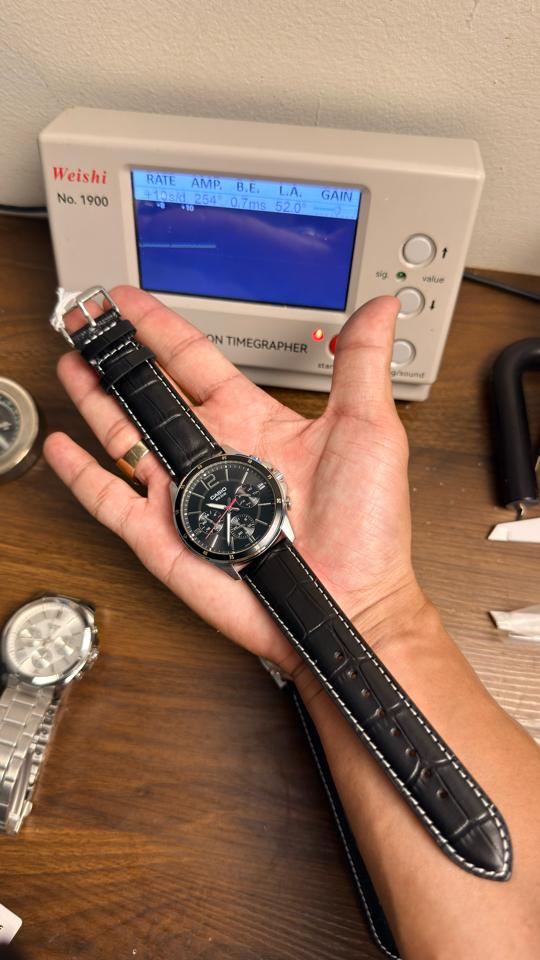 CASIO MTP-1374L-1AVDF 41mm-duoc-ban-tai-NGUYÊN độ đồng hồ (seikomod)