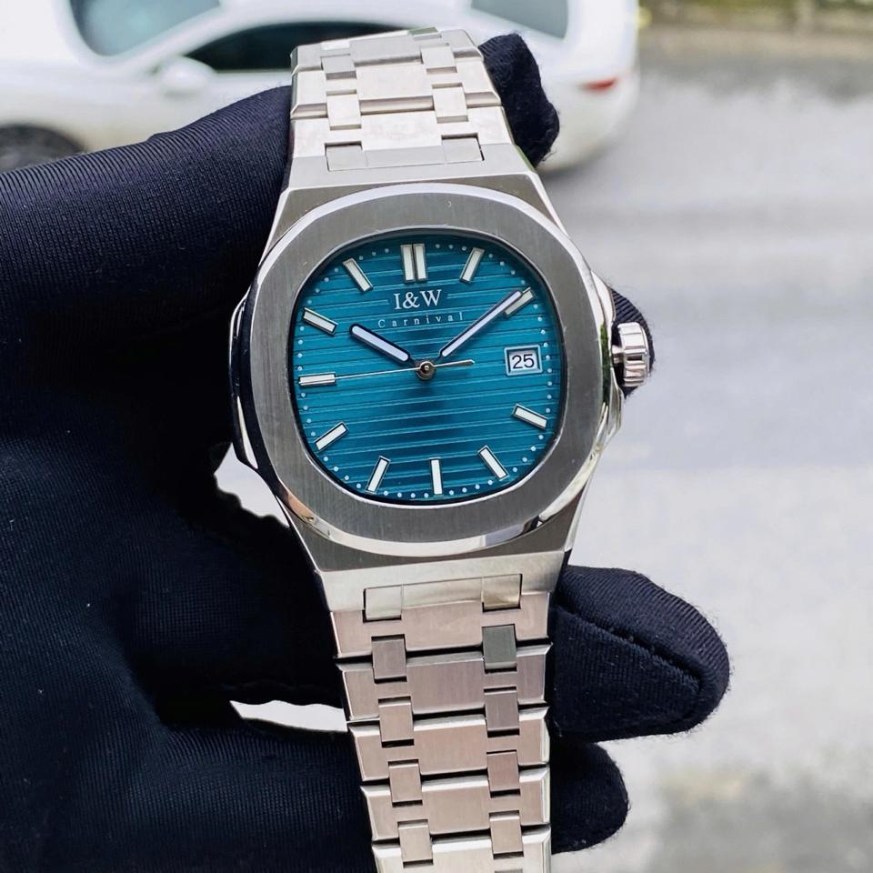 IW Canival IW721G 41mm xanh da trời-duoc-ban-tai-NGUYÊN độ đồng hồ (seikomod)