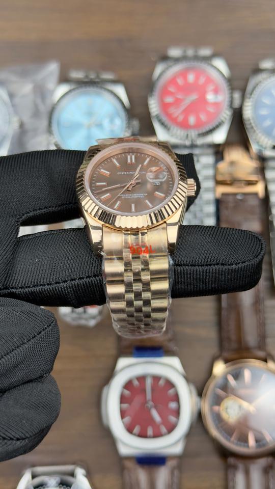 Seikomod DateJust 31mm full rose-duoc-ban-tai-NGUYÊN độ đồng hồ (seikomod)