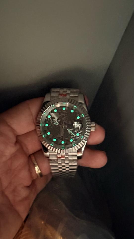 Seikomod DateJust trống đồng Việt Nam cọc số dạ quang 39mm-duoc-ban-tai-NGUYÊN độ đồng hồ (seikomod)