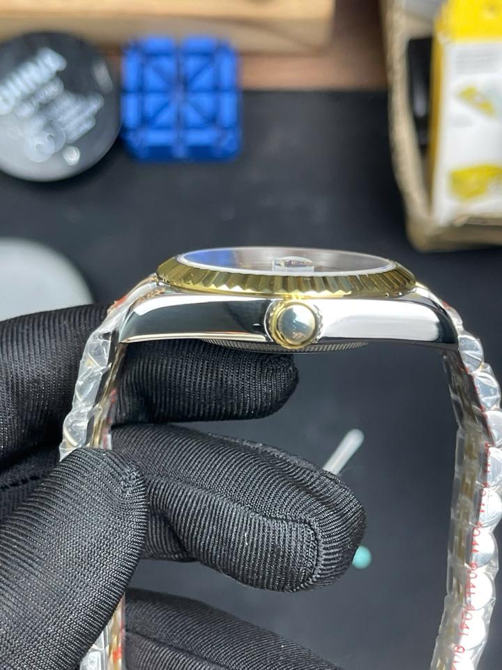 Seikomod Datejust xanh navy demi gold-duoc-ban-tai-NGUYÊN độ đồng hồ