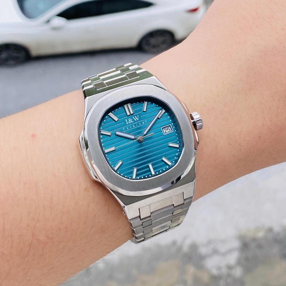 IW Canival IW721G 41mm xanh da trời-duoc-ban-tai-NGUYÊN độ đồng hồ (seikomod)