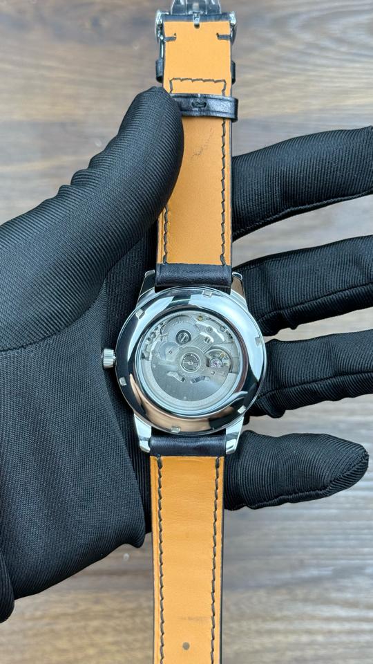 Seikomod Presage xanh lá dây da bò sáp 40mm-duoc-ban-tai-NGUYÊN độ đồng hồ (seikomod)