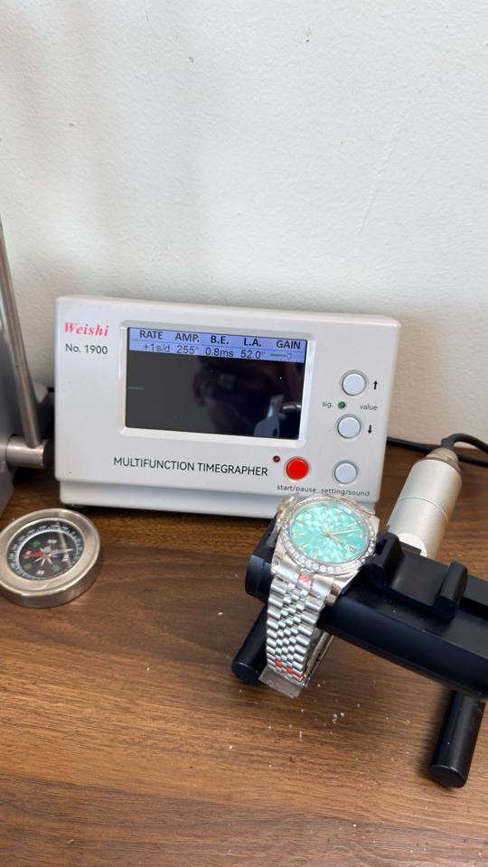 Seikomod DateJust xanh tiffany niềng đá-duoc-ban-tai-NGUYÊN độ đồng hồ (seikomod)