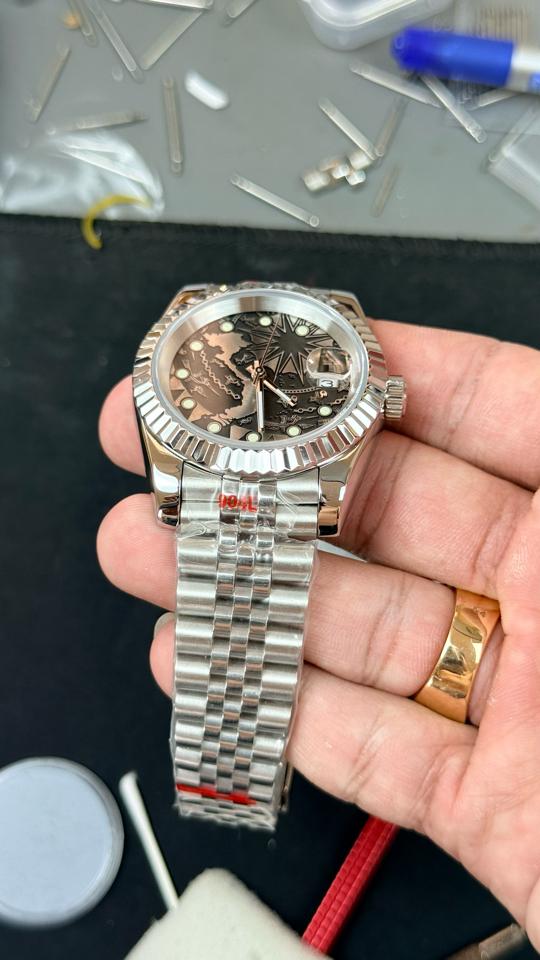 Seikomod DateJust trống đồng Việt Nam cọc số dạ quang 39mm-duoc-ban-tai-NGUYÊN độ đồng hồ (seikomod)