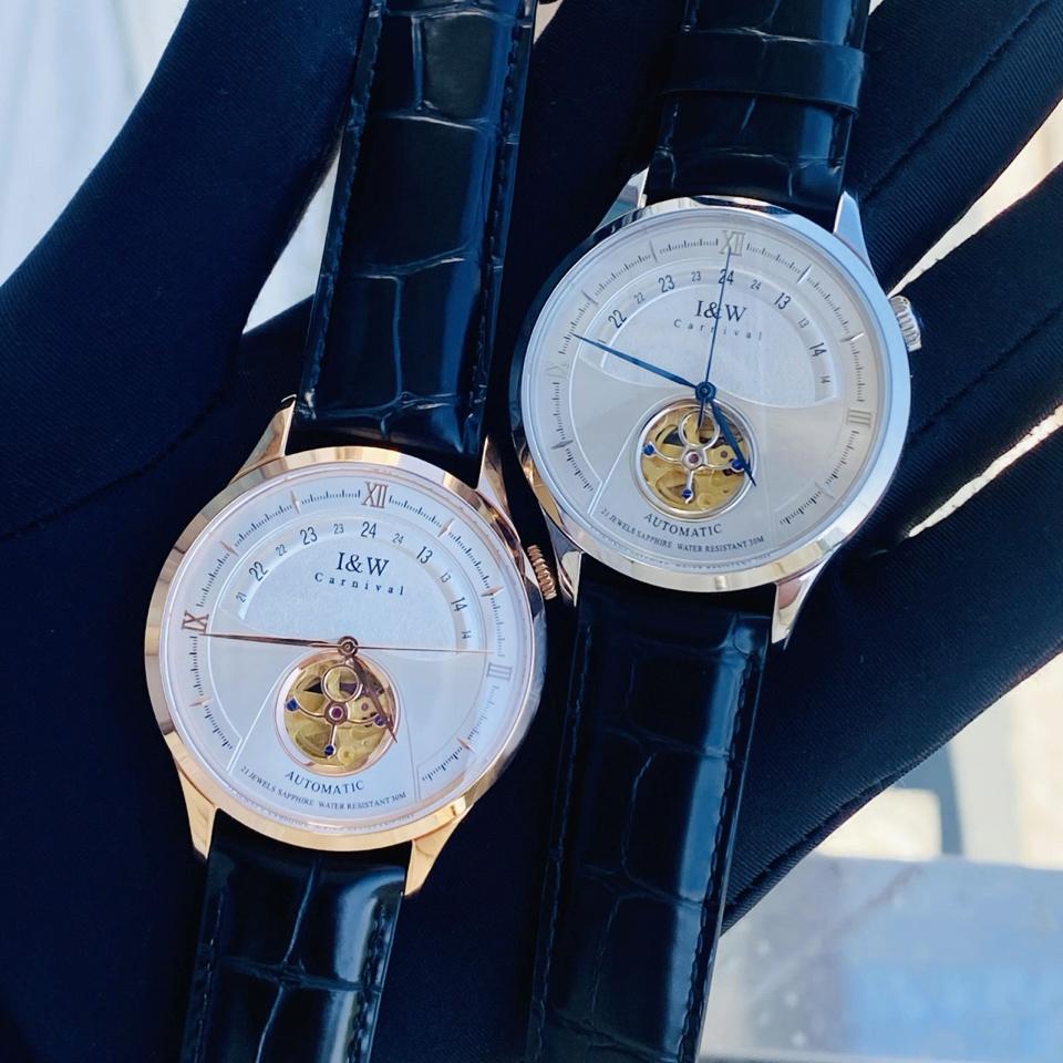 IW CANIVAL - IW525G 41mm vỏ bạc-duoc-ban-tai-NGUYÊN độ đồng hồ (seikomod)