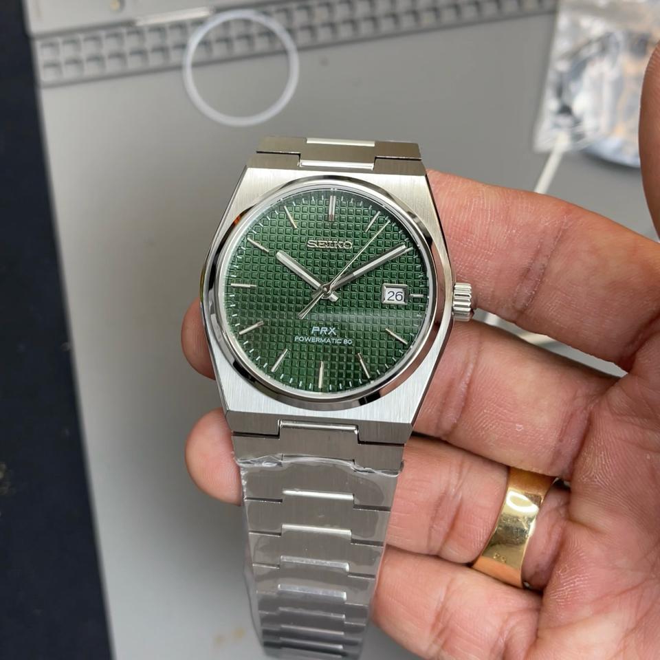 Seikomod Prx 40mm xanh lá-duoc-ban-tai-NGUYÊN độ đồng hồ (seikomod)